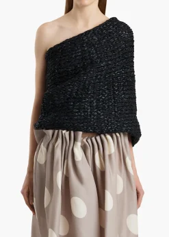 Addison Shawl in Black