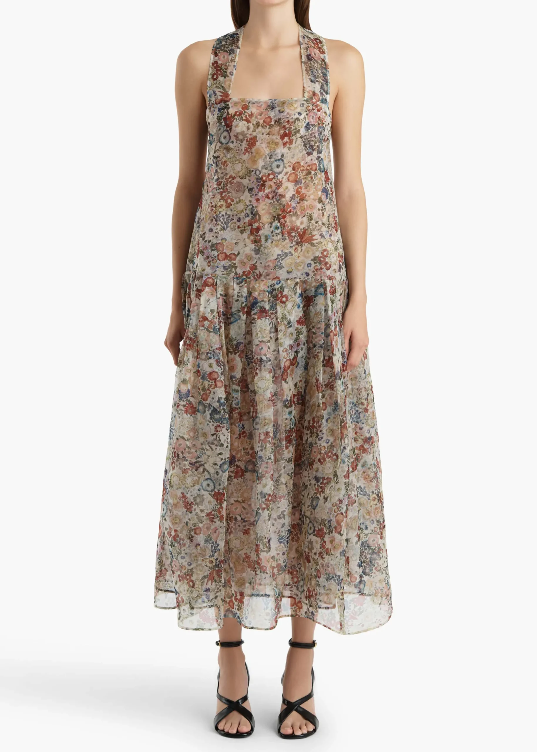 Amello Dress in Cream Multi
