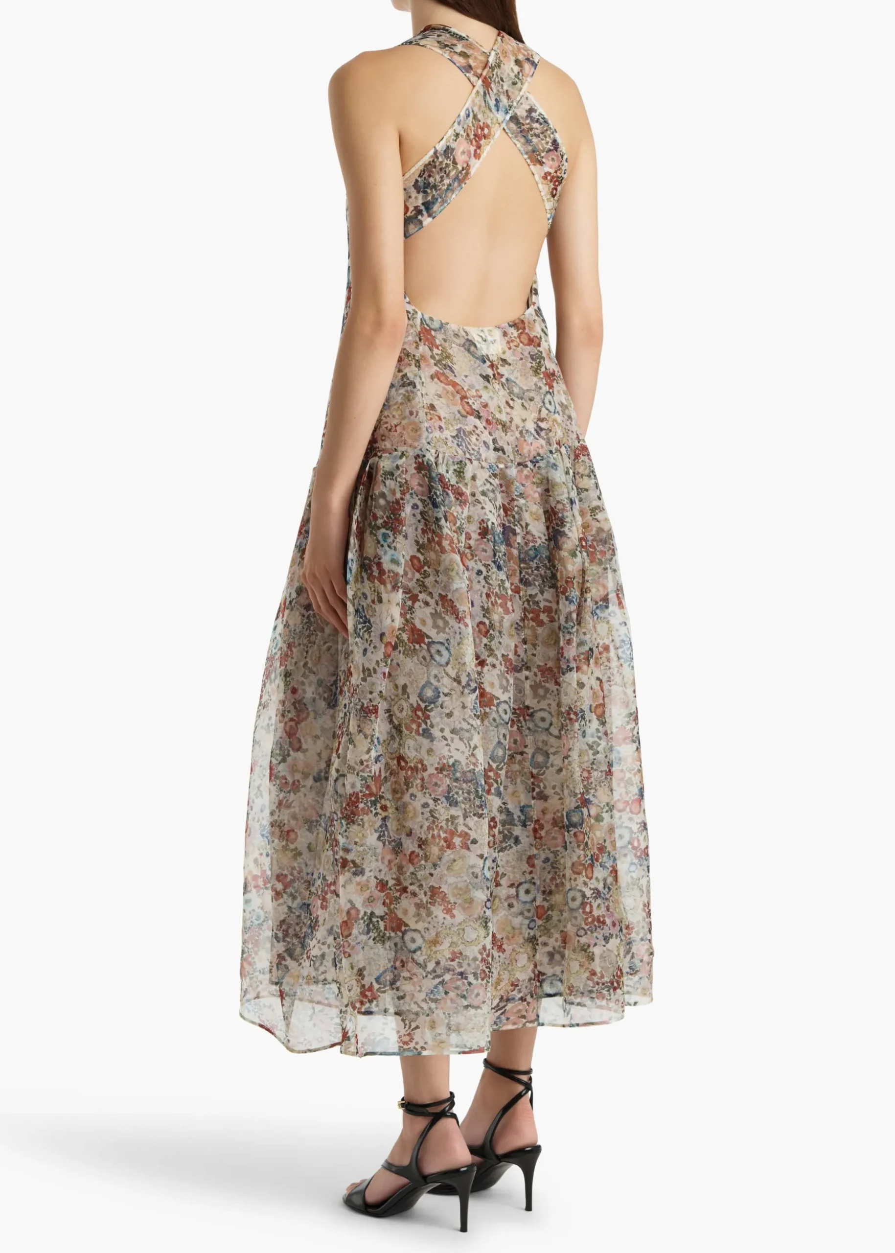 Amello Dress in Cream Multi