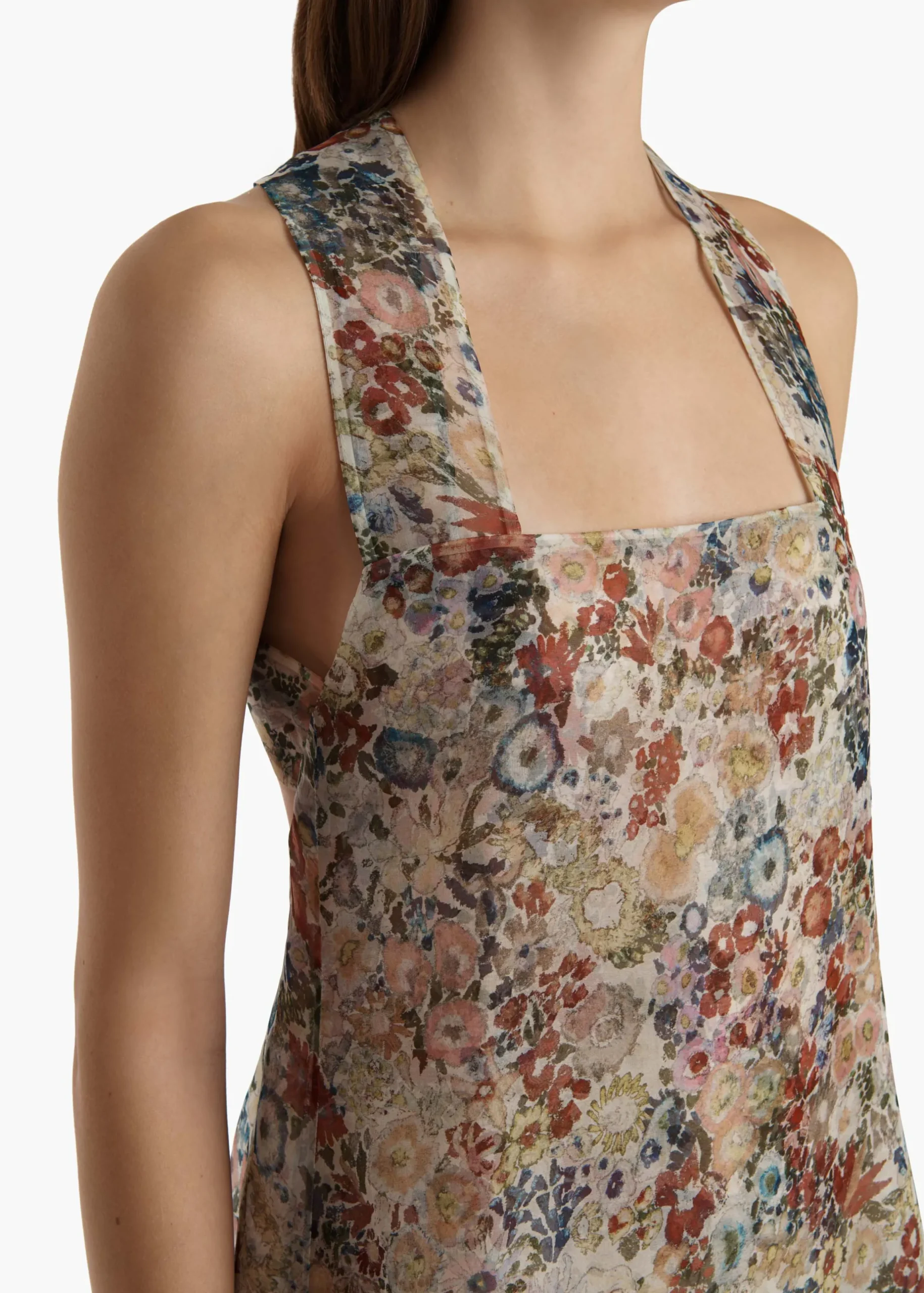 Amello Dress in Cream Multi