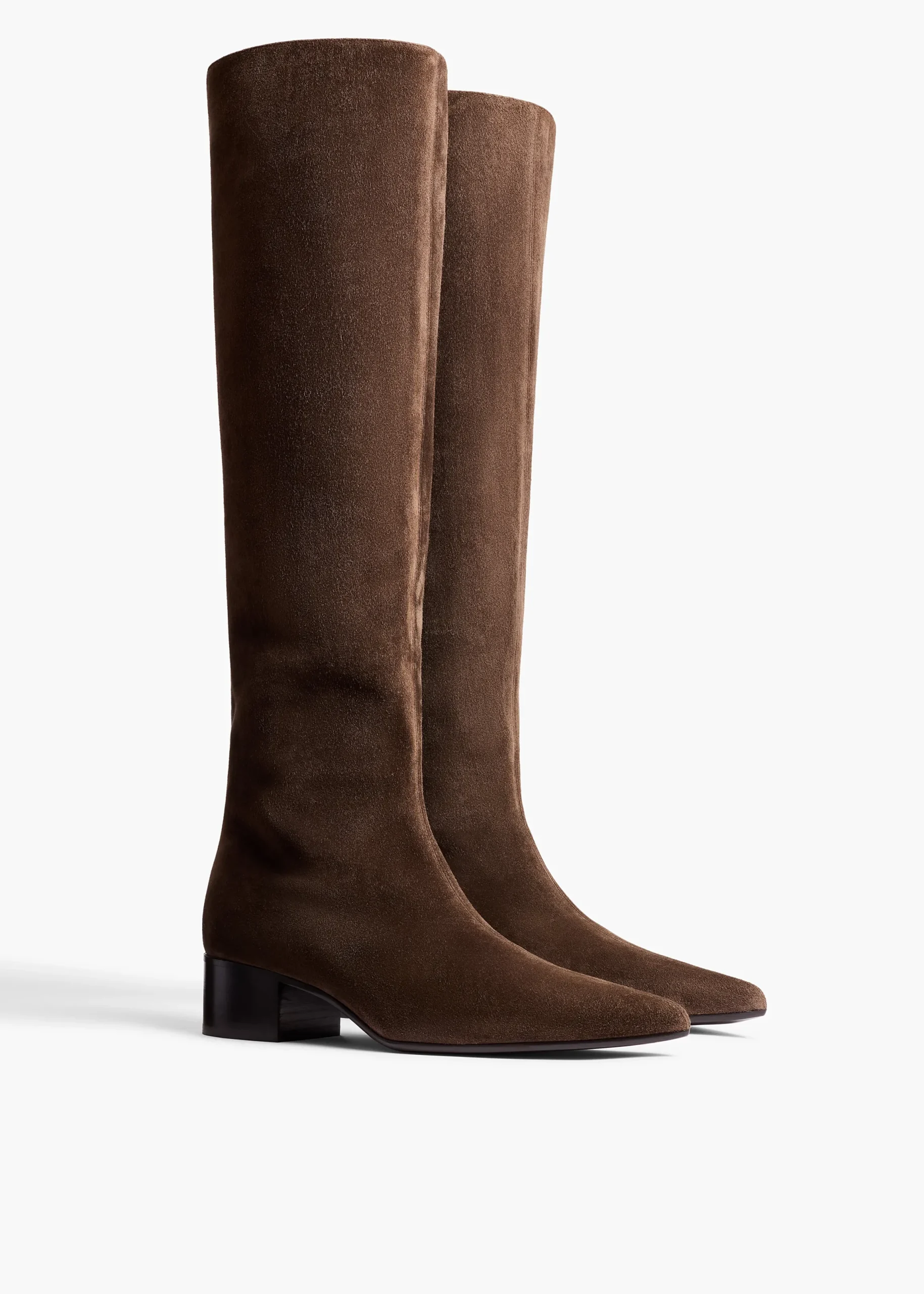 Andee Knee-High Boot in Ebano Suede