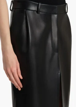 Anden Skirt in Black Leather