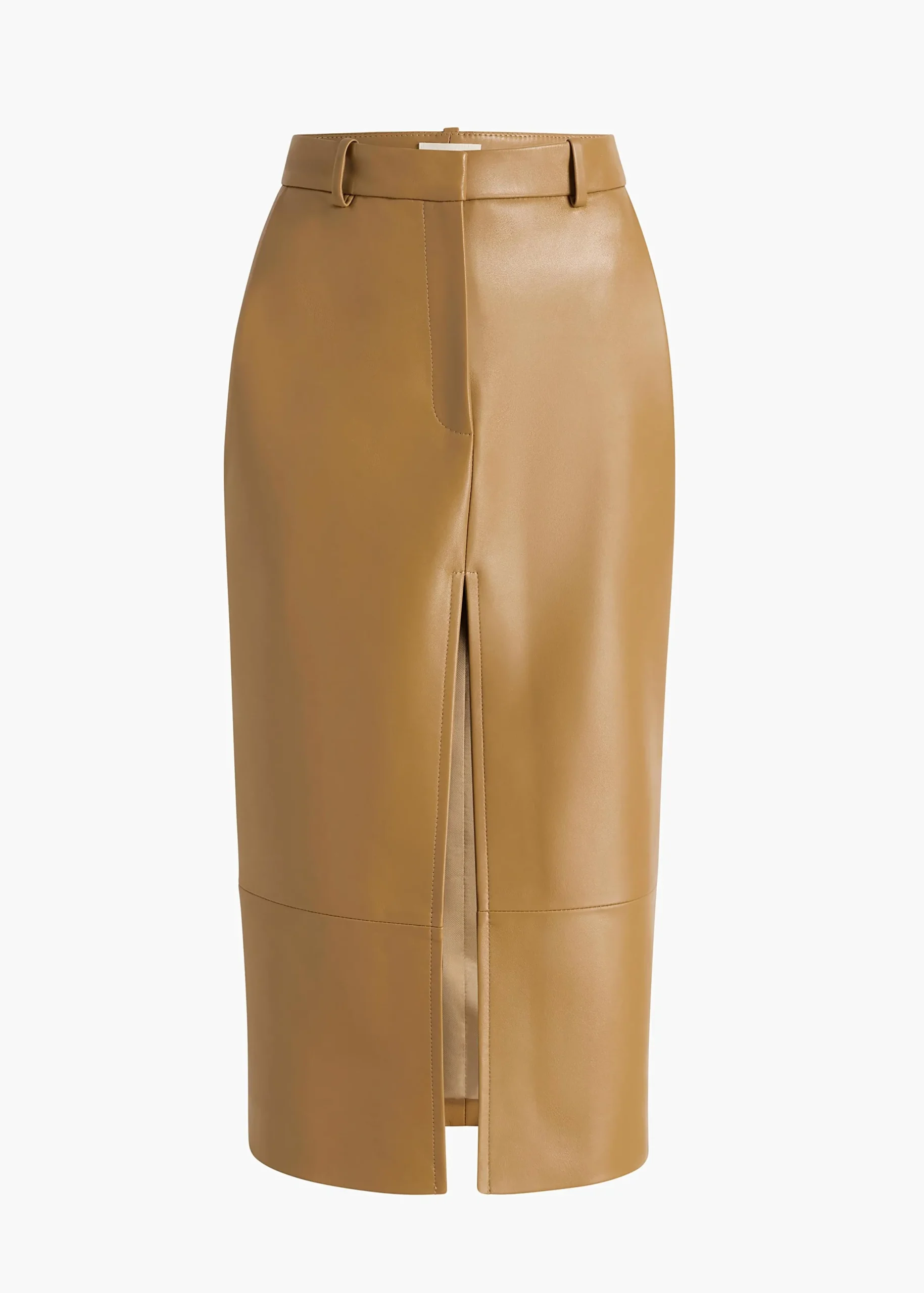 Anden Skirt in Golden Ochre Leather