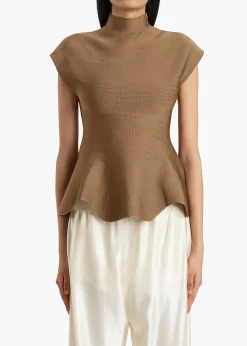 Andra Top in Carob