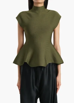 Andra Top in Olive