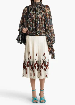 Anya Skirt in Cream Multi