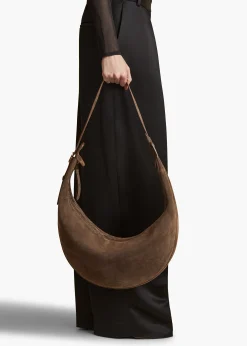 Augustina Hobo in Cedar Suede