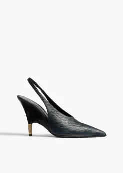 Bella Pump in Midnight Lizard