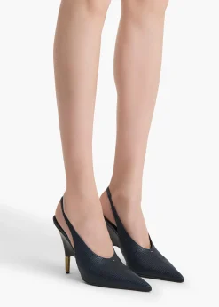 Bella Pump in Midnight Lizard