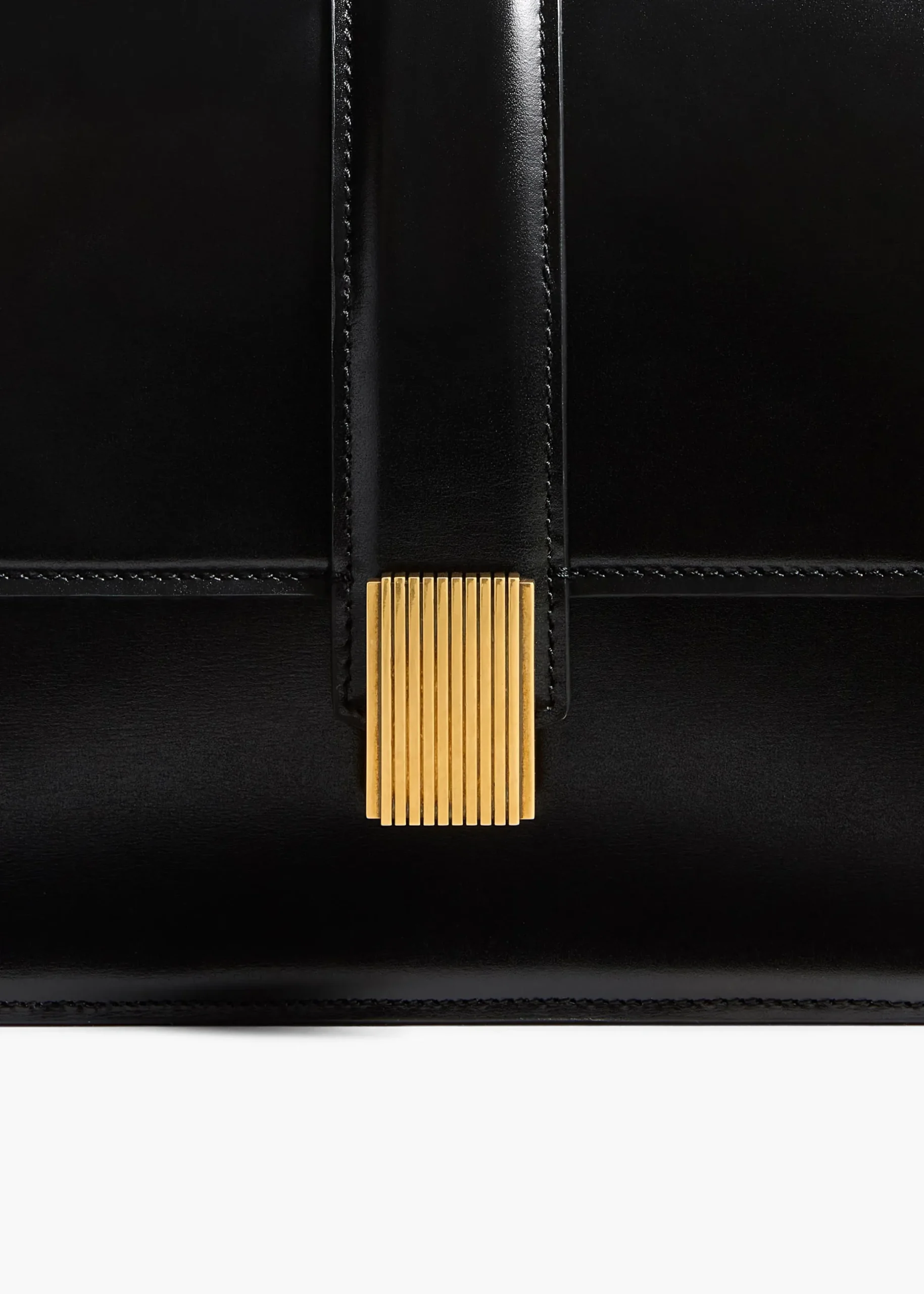 Blake Crossbody Bag in Black Leather
