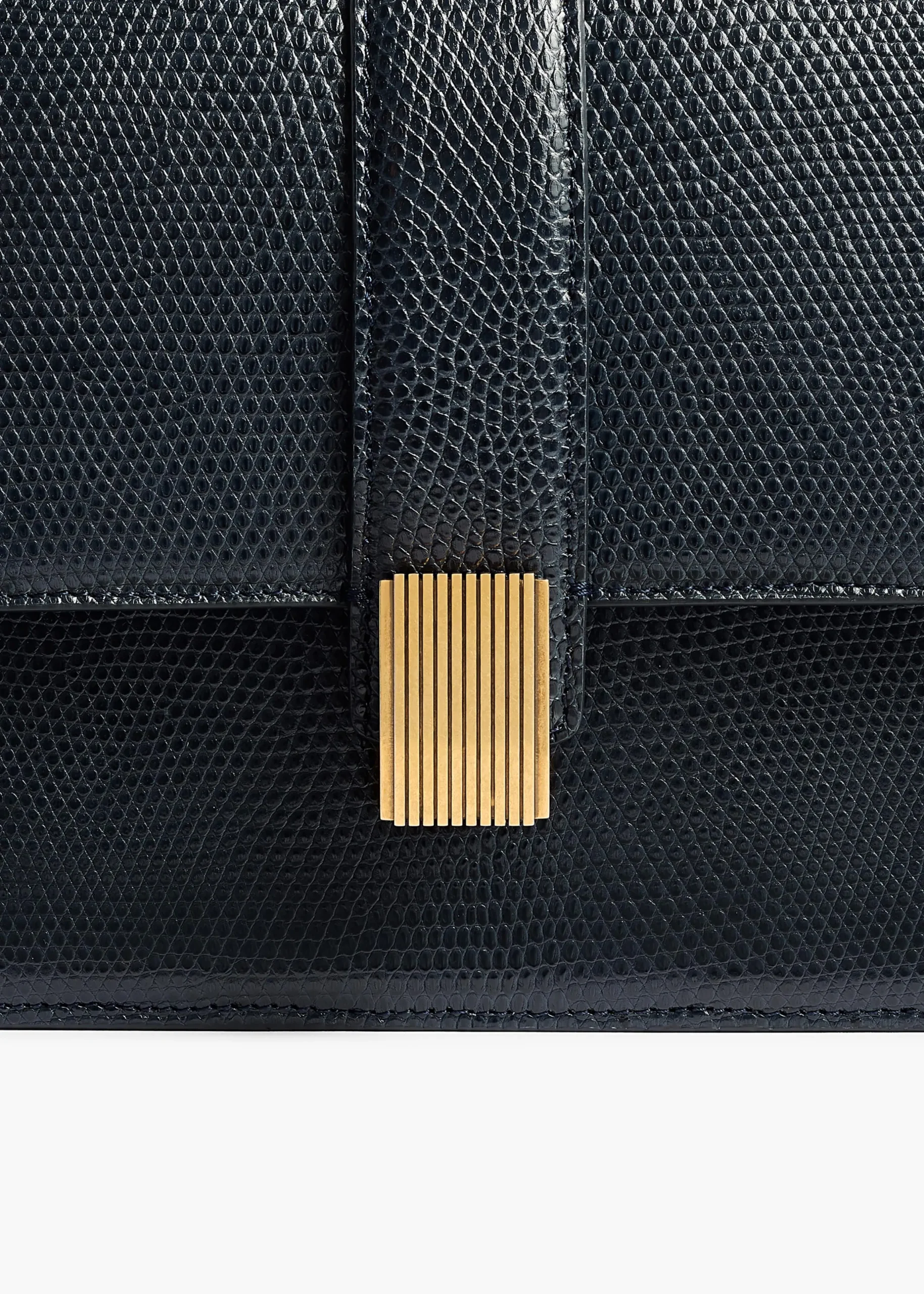 Blake Crossbody Bag in Midnight Lizard