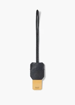 Blake Crossbody Bag in Midnight Lizard
