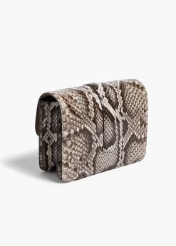 Blake Crossbody Bag in Natural Python