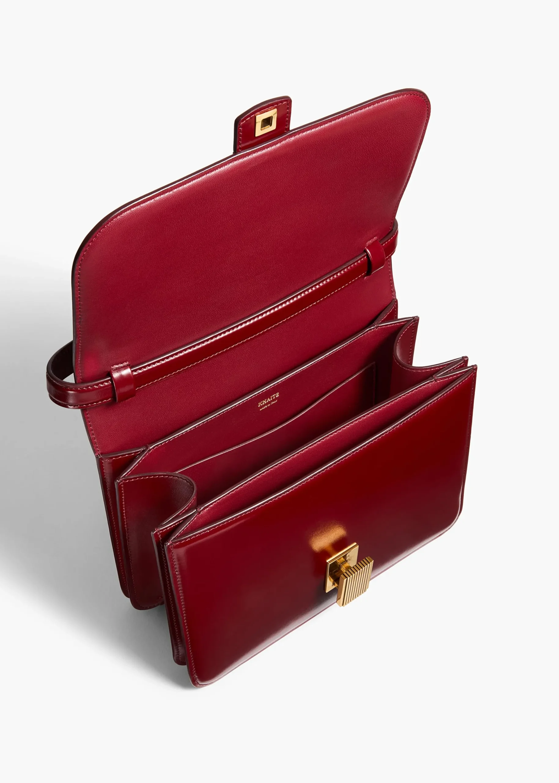 Blake Crossbody Bag in Oxblood Leather