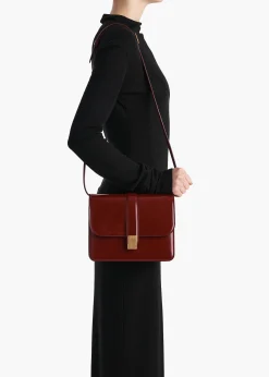 Blake Crossbody Bag in Oxblood Leather