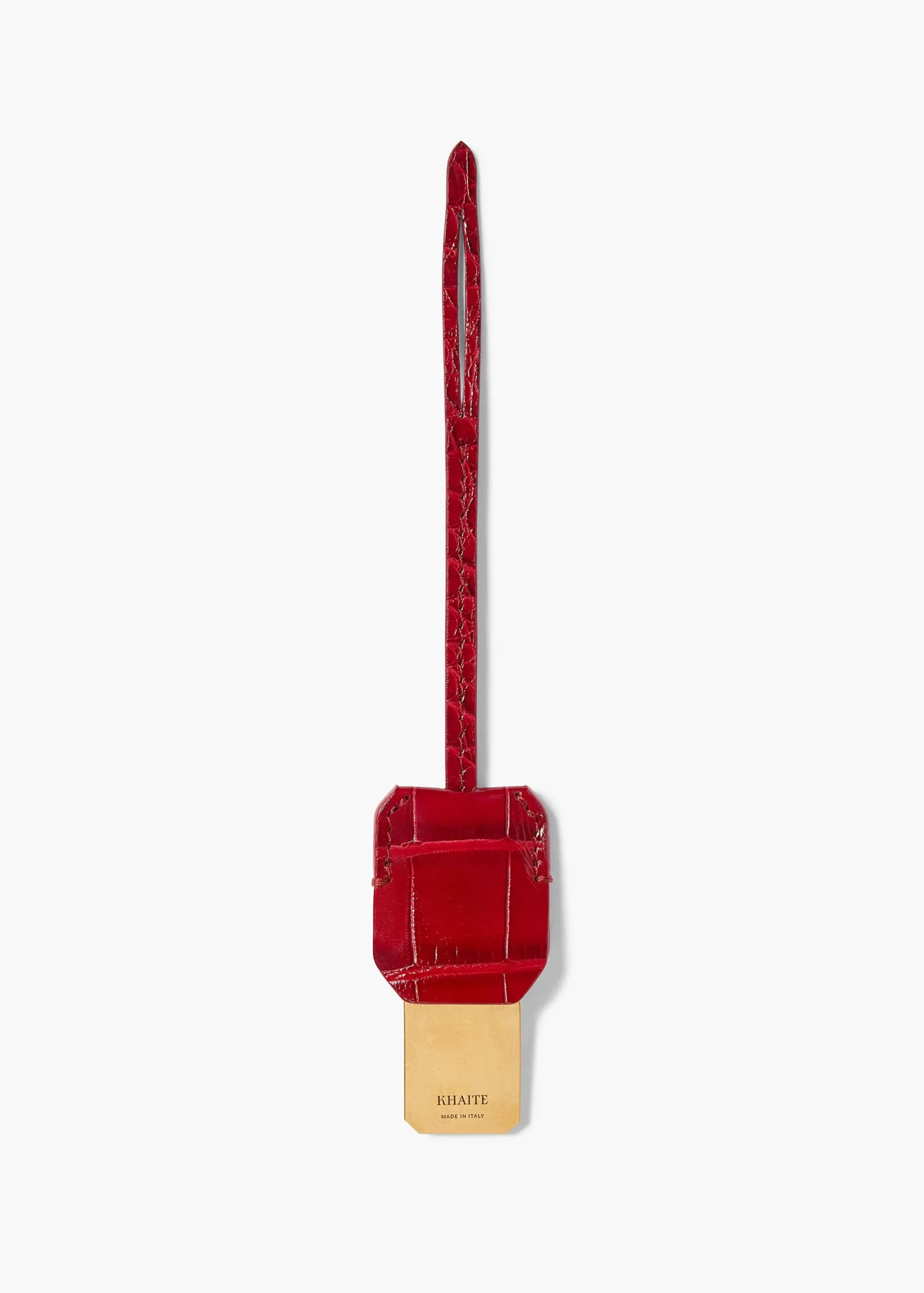 Blake Crossbody Bag in Ruby Alligator