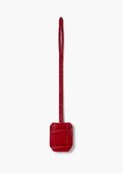 Blake Crossbody Bag in Ruby Alligator