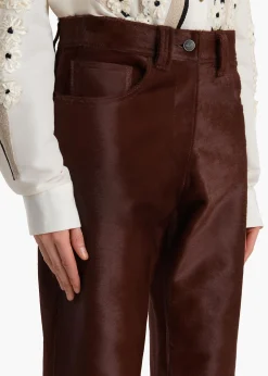 Callum Pant in Bordeaux Haircalf
