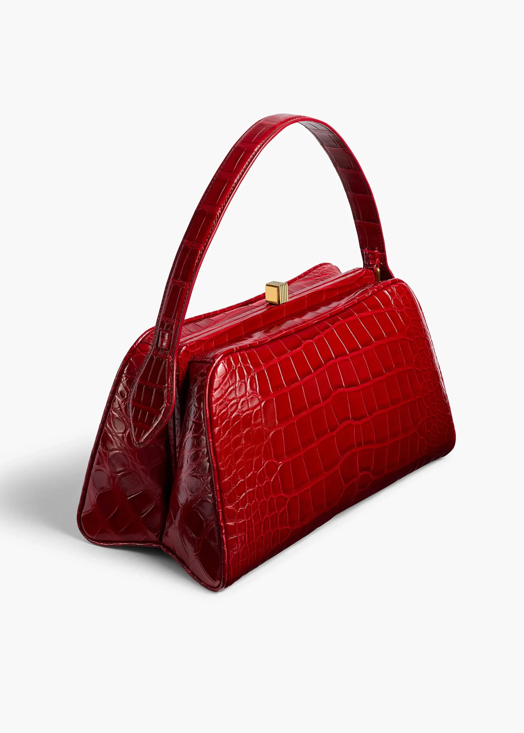 Cate Bag in Ruby Alligator