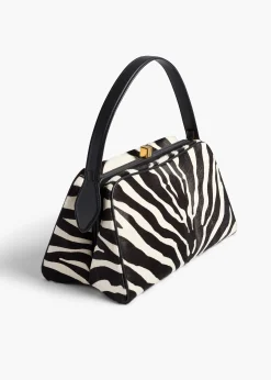 Cate Bag in Zebra Print Haircalf