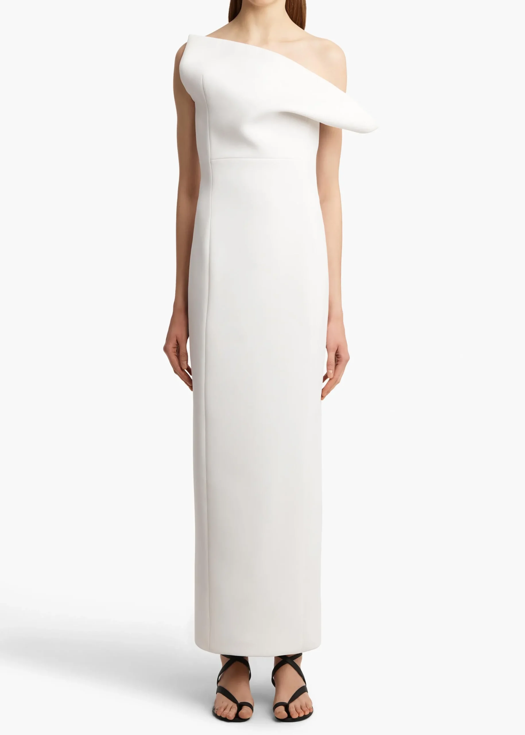 Cato Dress in Chalk