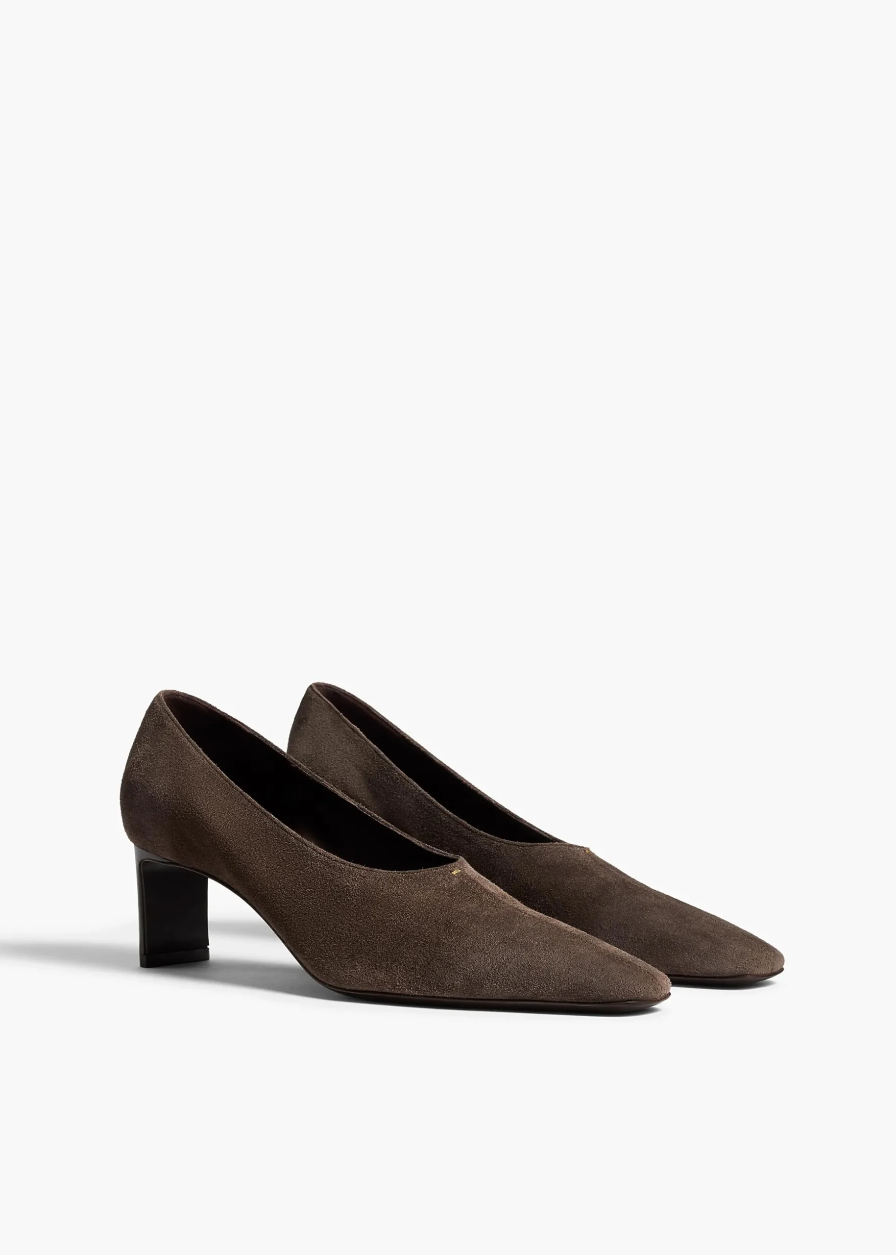 Cecilia Pump in Sable Suede