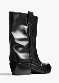 Clive Ankle Boot in Black Leather