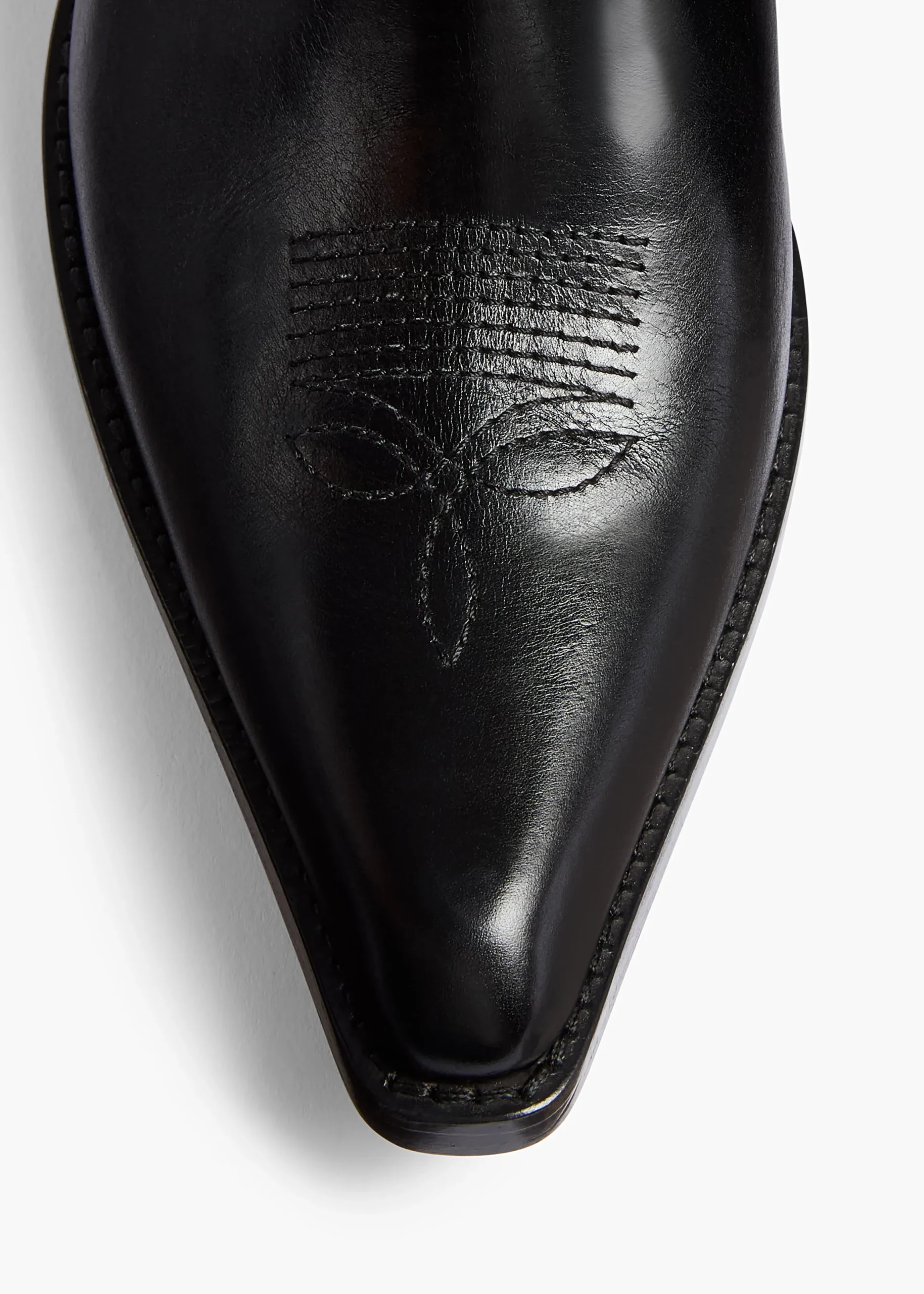 Clive Ankle Boot in Black Leather