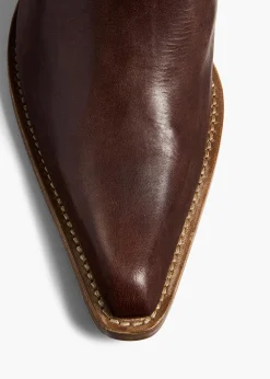 Clive Boot in Dark Brown Leather