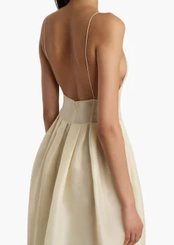 Colette Dress in Pale Yellow