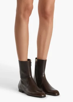 Colt Ankle Boot in Vintage Brown Leather