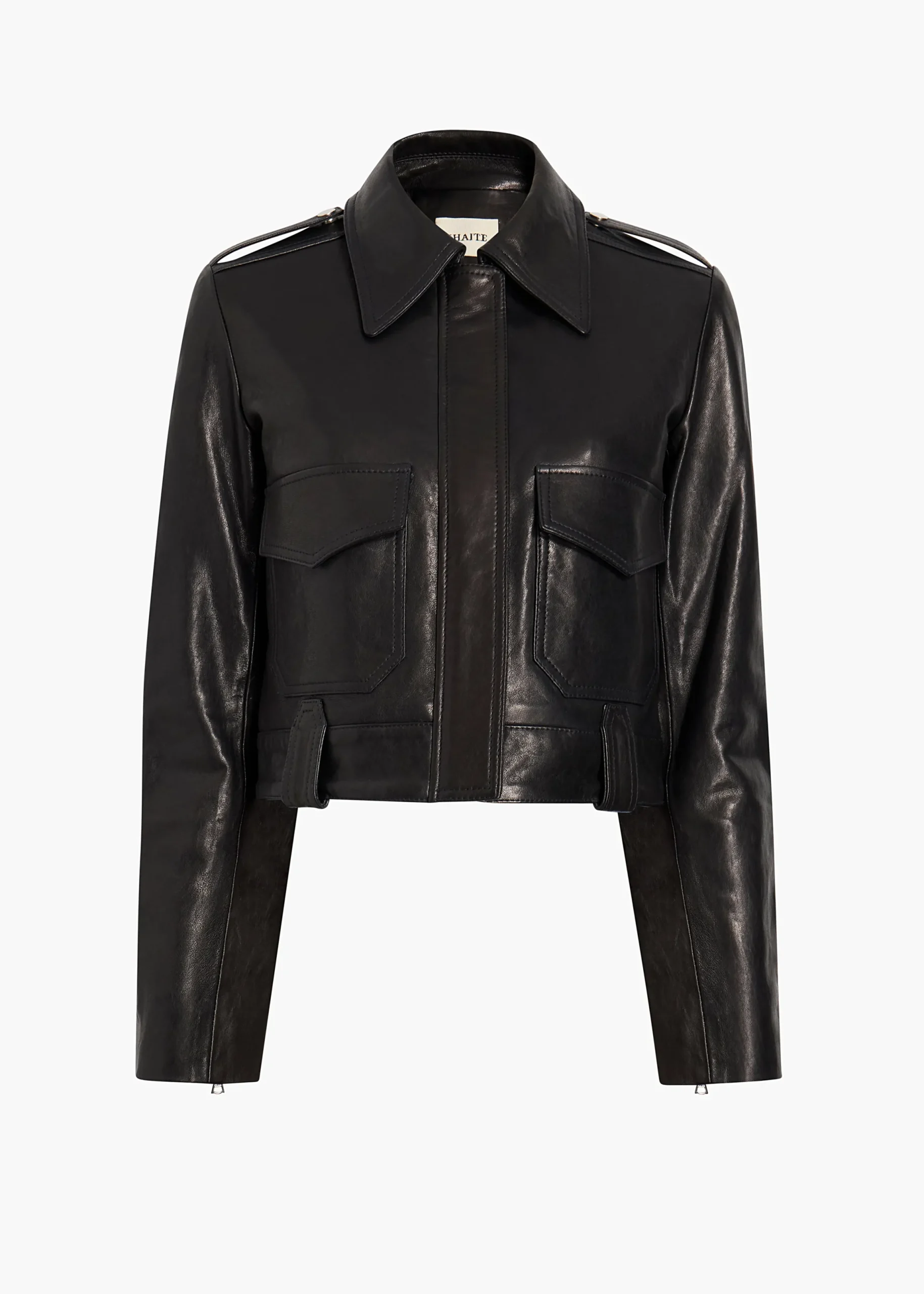 Cordelia Jacket in Black Leather