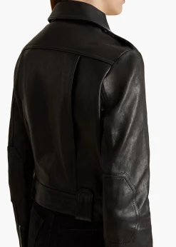 Cordelia Jacket in Black Leather