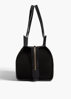 Crosby Bag in Hyena Print Haircalf