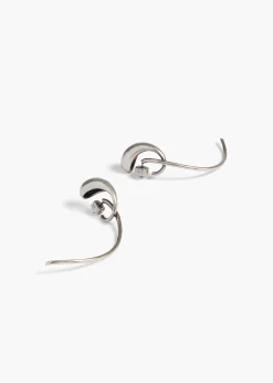 Cyclone Earrings in Antique Silver