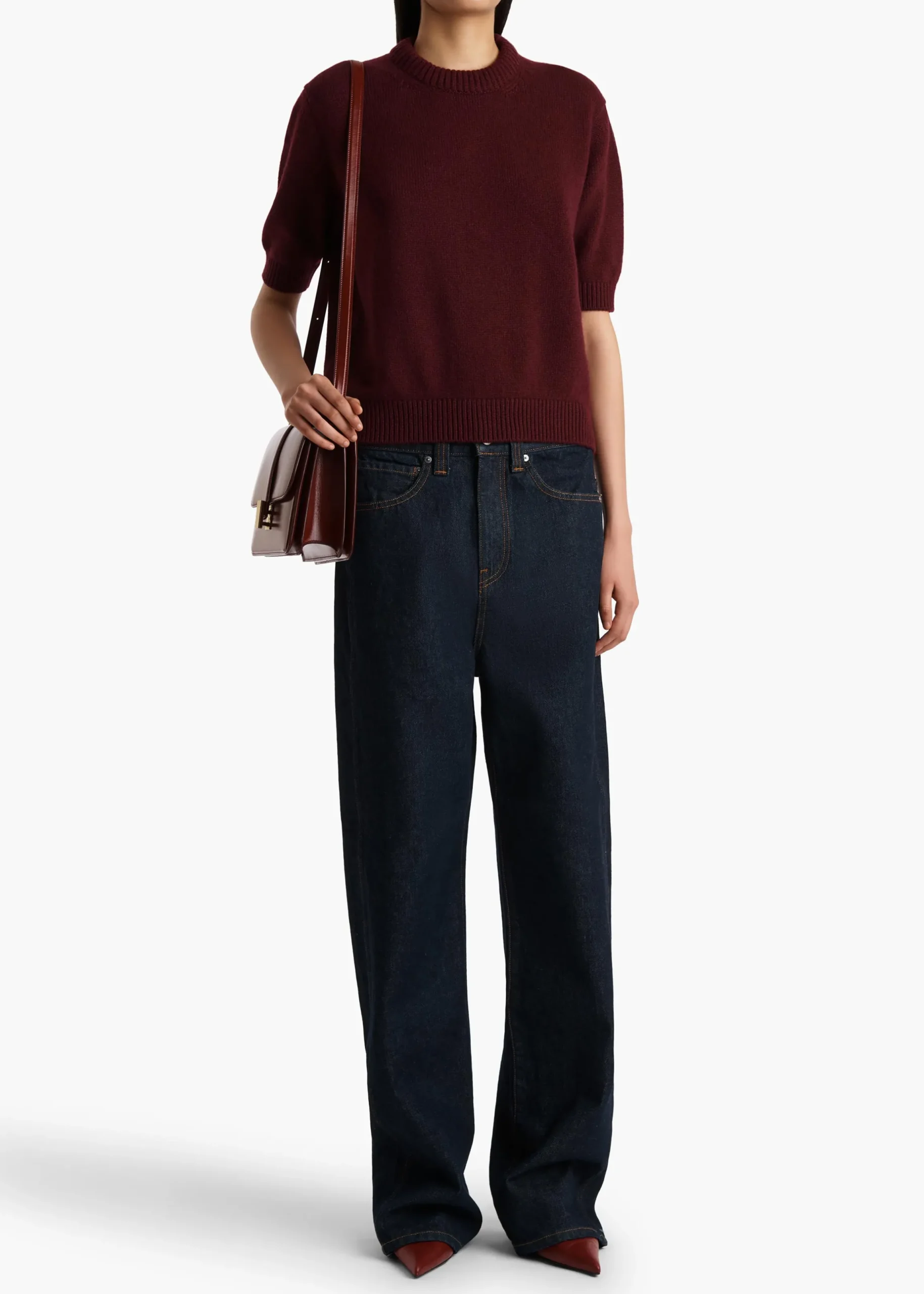 Davin Sweater in Eggplant