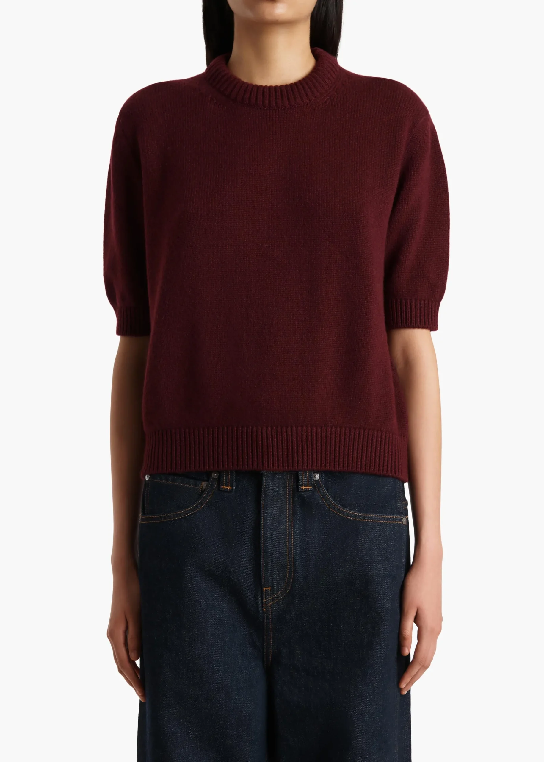 Davin Sweater in Eggplant