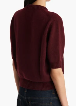 Davin Sweater in Eggplant