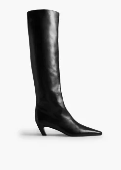 Davis Boot in Black Leather