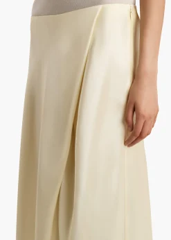 Demi Skirt in Pale Yellow
