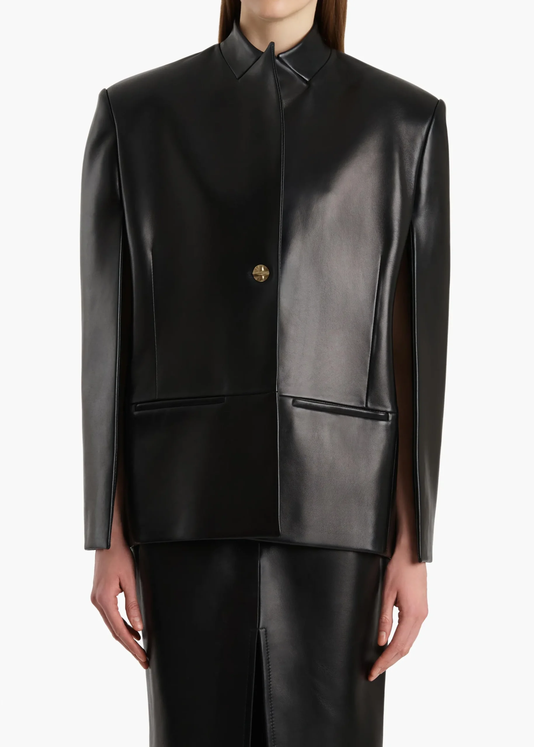 Dolso Jacket in Black Leather