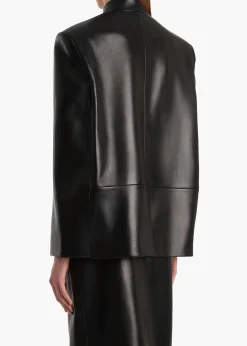 Dolso Jacket in Black Leather