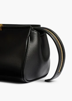 Donna Evening Clutch in Black Leather