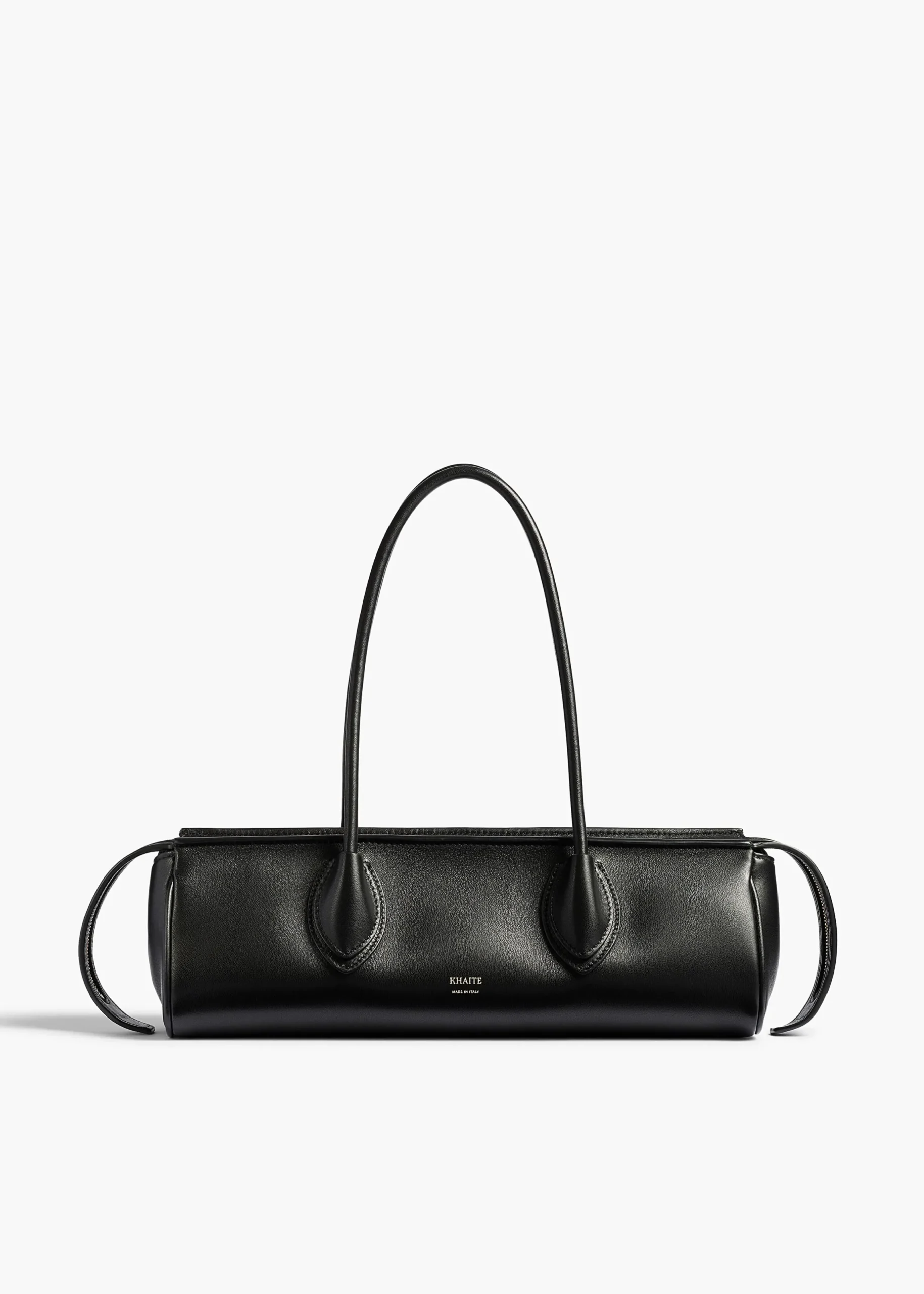 Donna Shoulder Bag in Black Leather