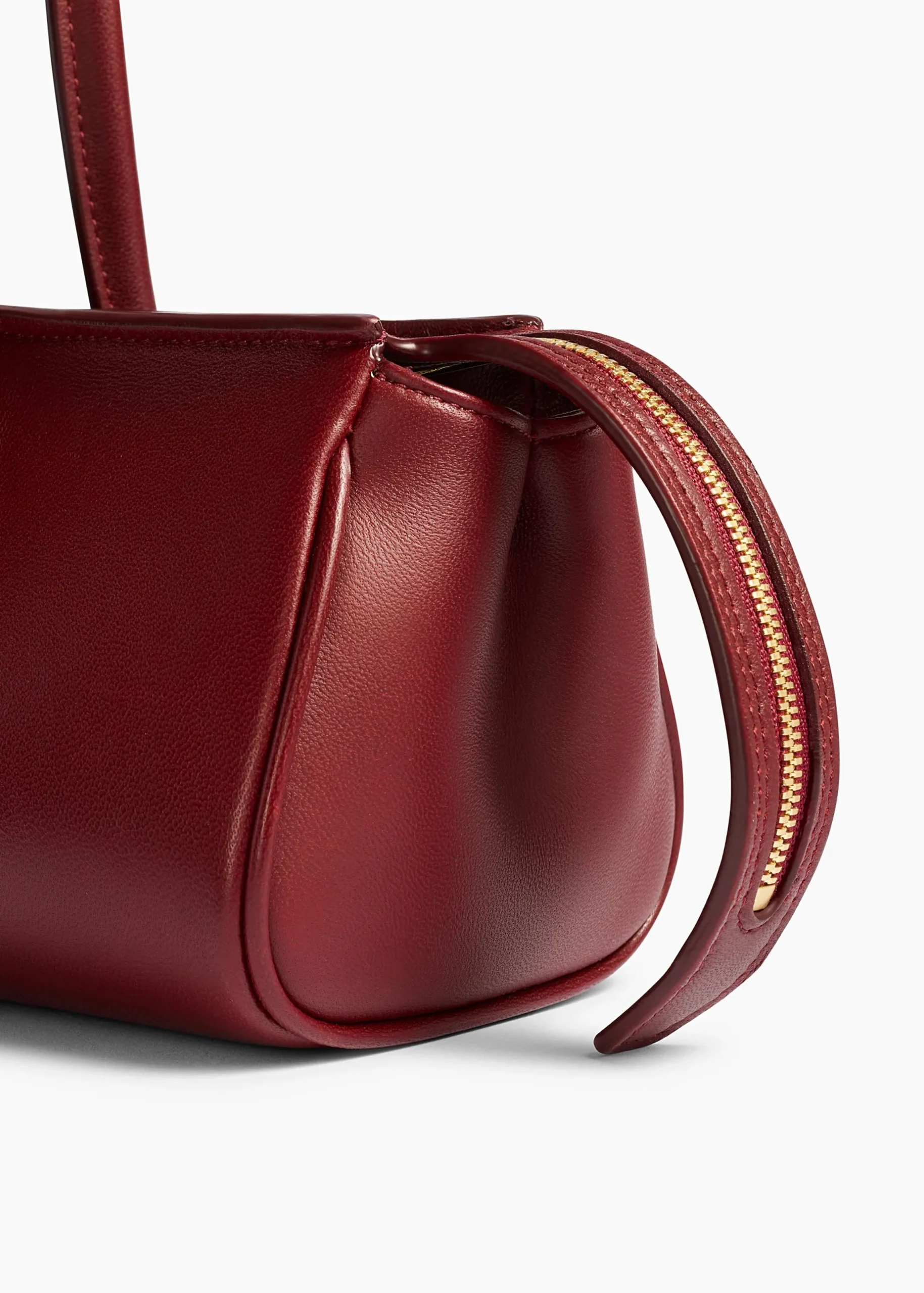 Donna Shoulder Bag in Oxblood Leather