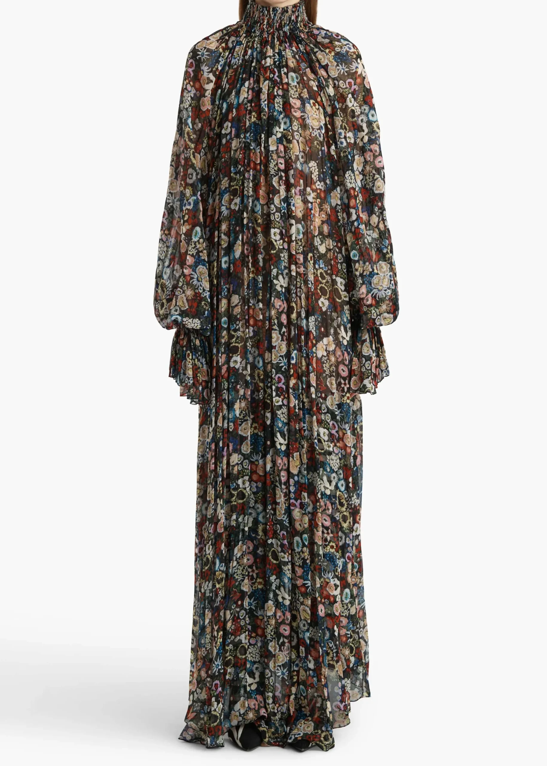 Edgar Dress in Black Multi