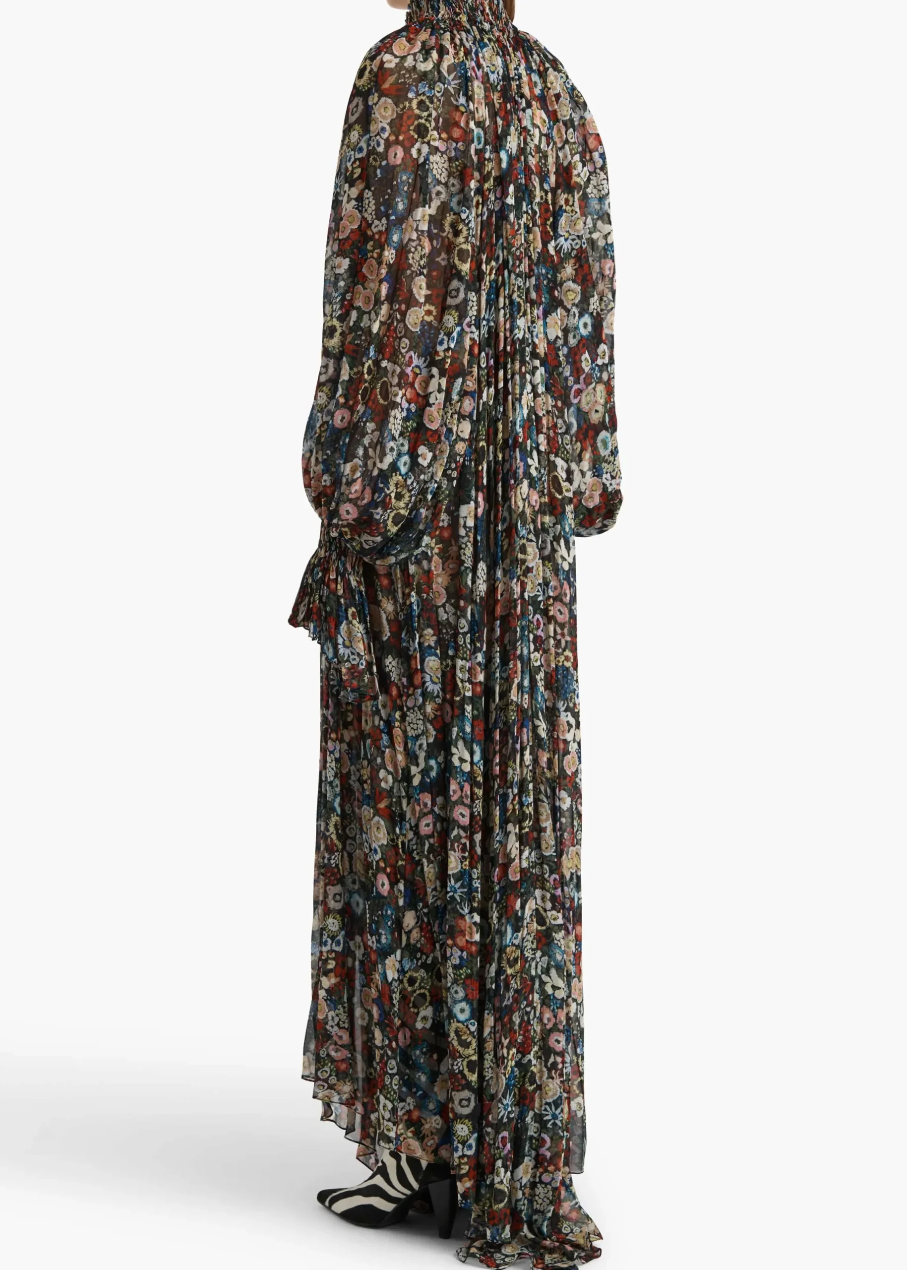 Edgar Dress in Black Multi