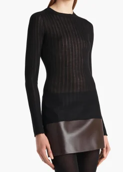 Elm Top in Black