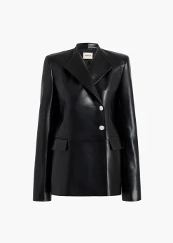 Elona Jacket in Black Leather