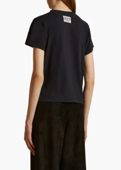 Emmylou T-Shirt in Washed Black